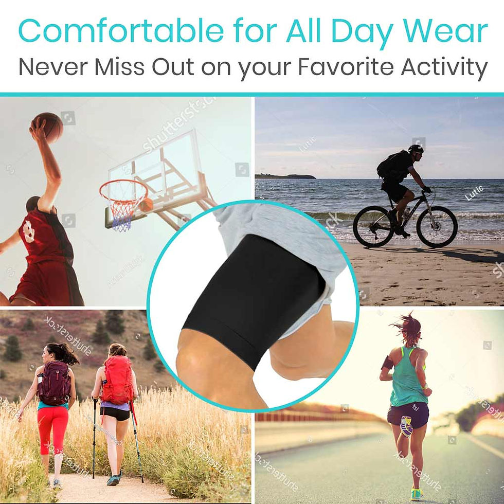 Miniatura: Thigh Compression Sleeve Black