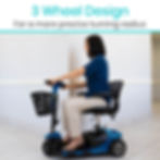 Thumbnail: Vive 3 Wheel Mobility Scooter
