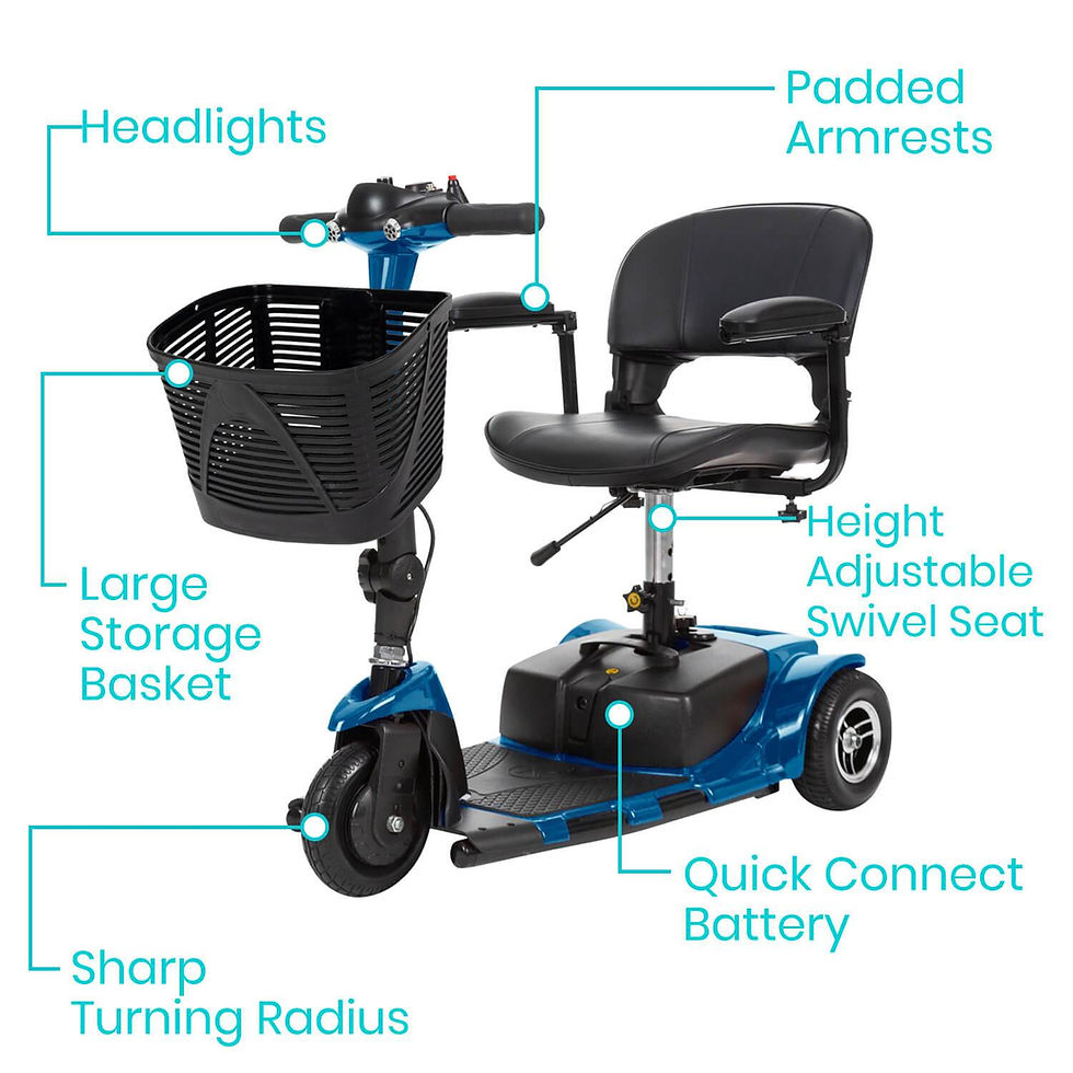 Miniatura: Vive 3 Wheel Mobility Scooter