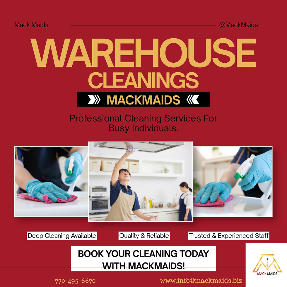 warehouse cleaning visual