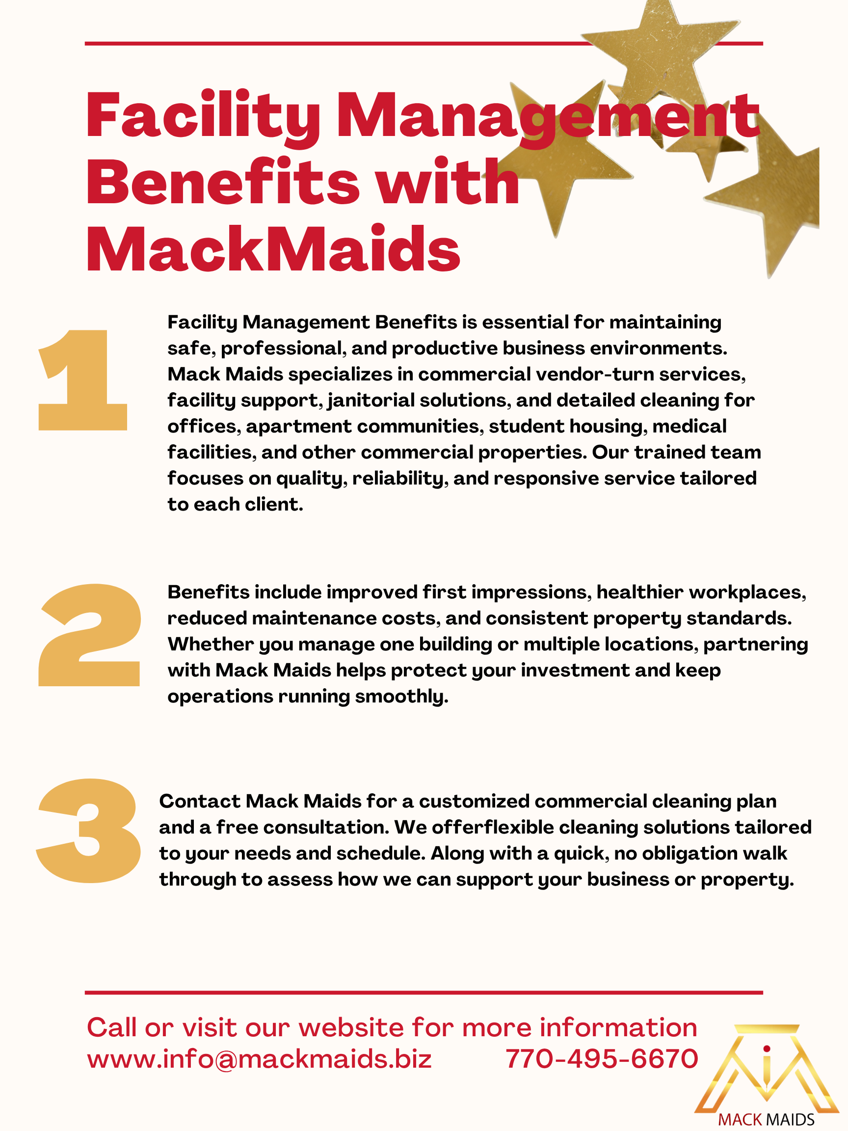 facility management benefits graphic