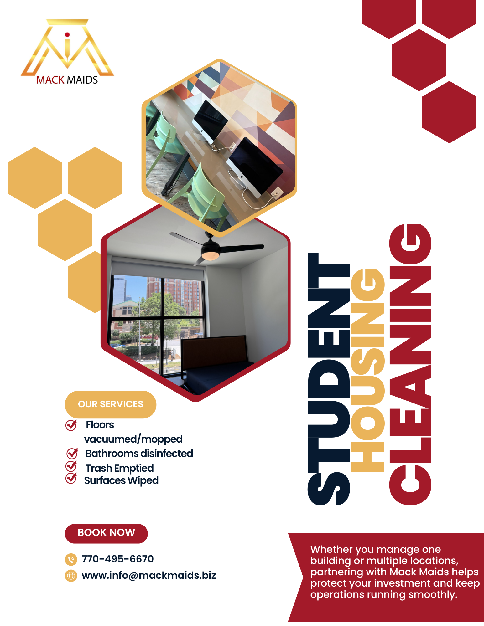Student Housing Cleaning Service