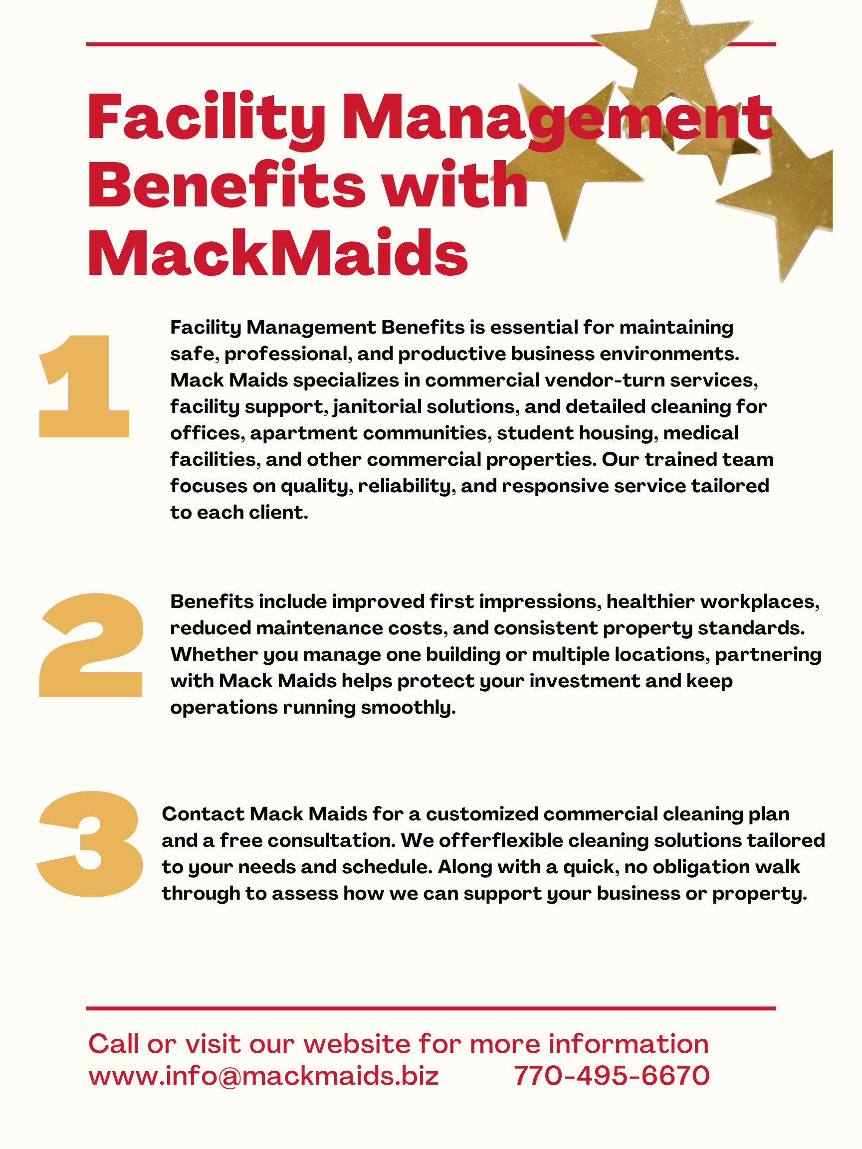 Facility Management Benefits