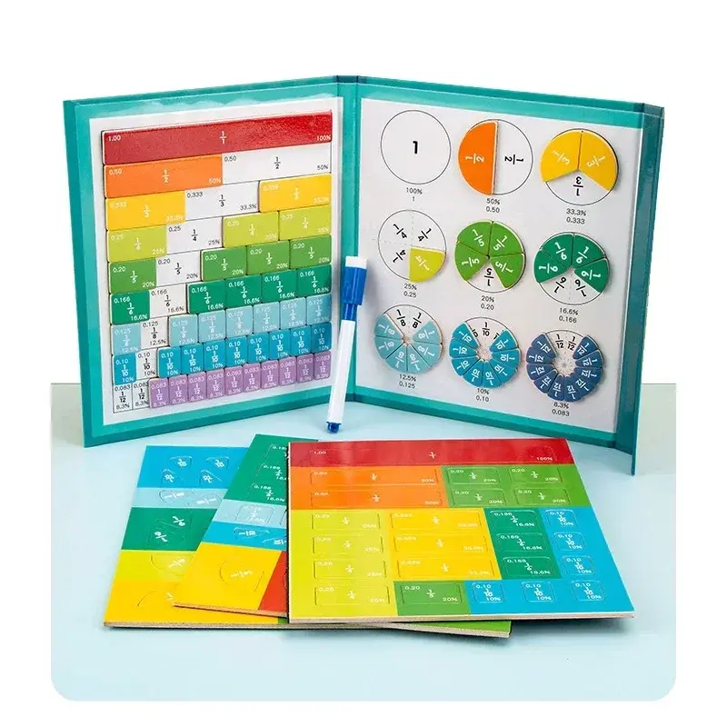 الصورة المصغرة: Montessori Magnetic Fraction Learning Math