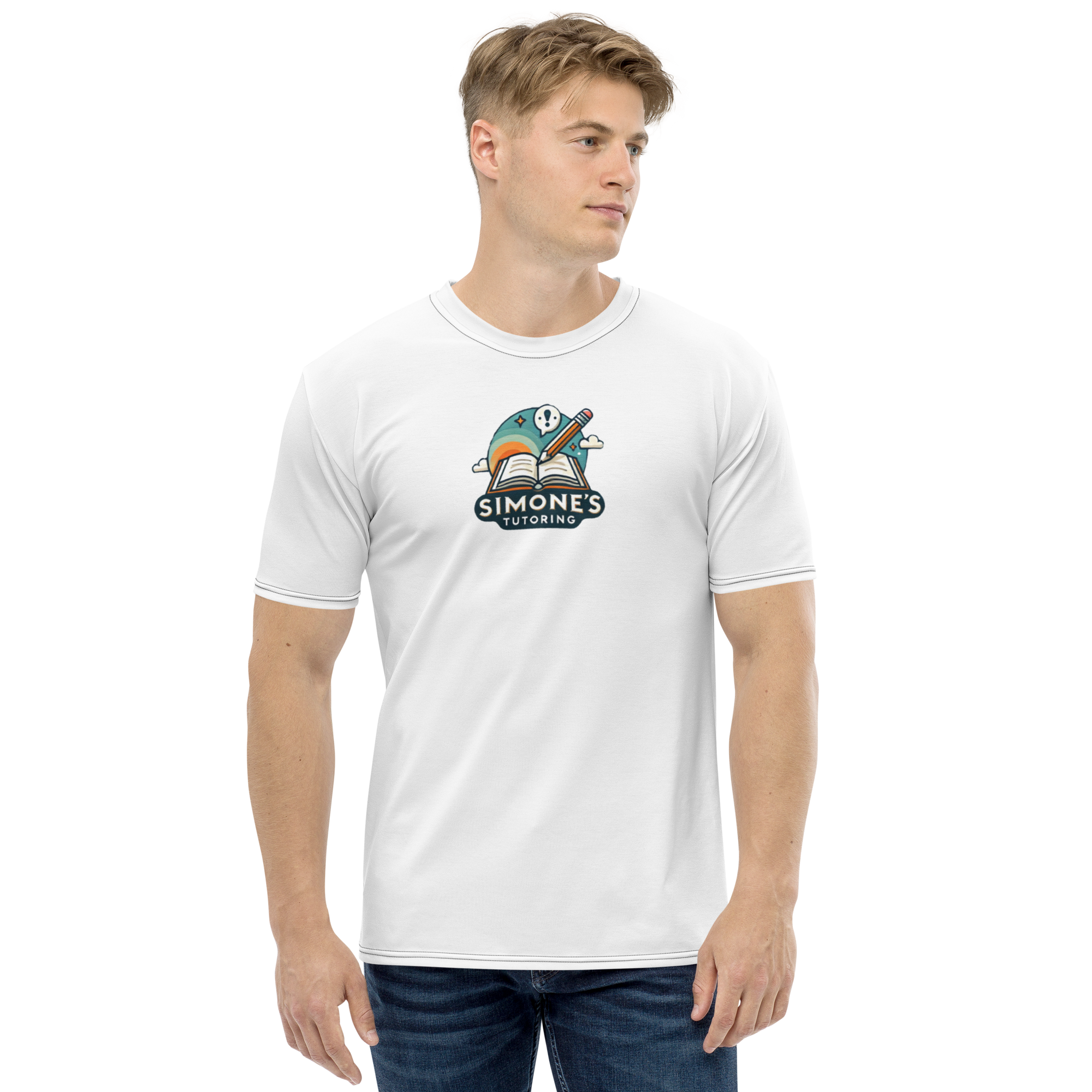 All-Over Print Men's Crew Neck T-Shirt