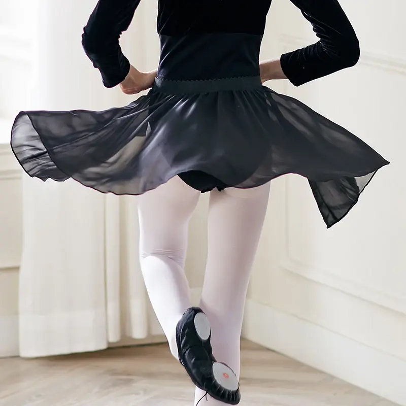 Прев'ю: Girls Kids Ballet Skirt Sheer Chiffon Ballet Tutu