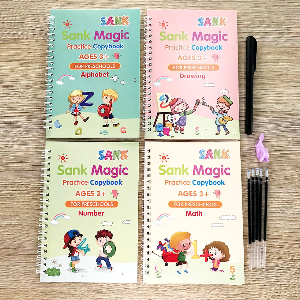 Küçük resim: Dropshipping Educational Handwriting Sank Magic Practice Copybook for Kids