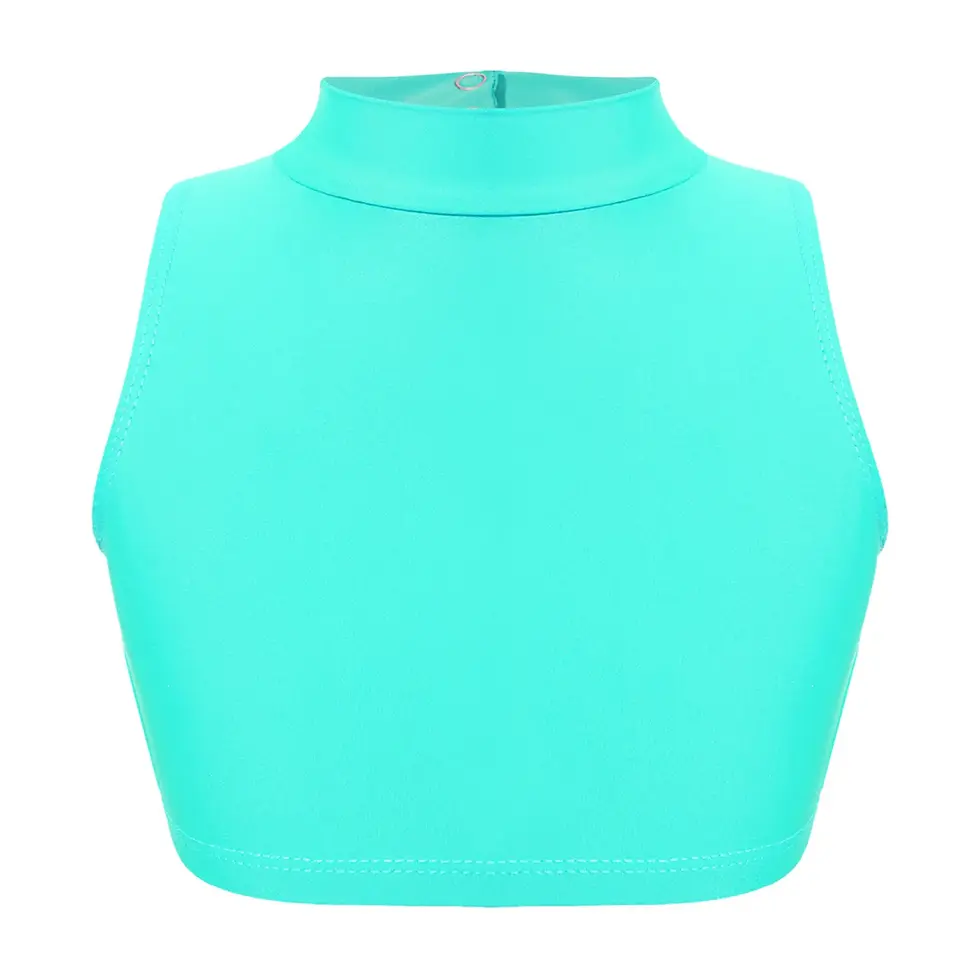Küçük resim: Girls Tank for Dance Ballet Crop Top