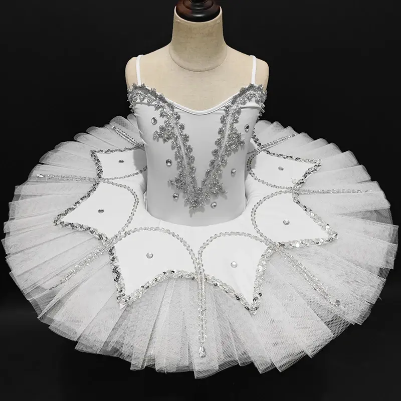 Küçük resim: Girls Tutu Ballet Skirt Children'S Professional Swan Lake