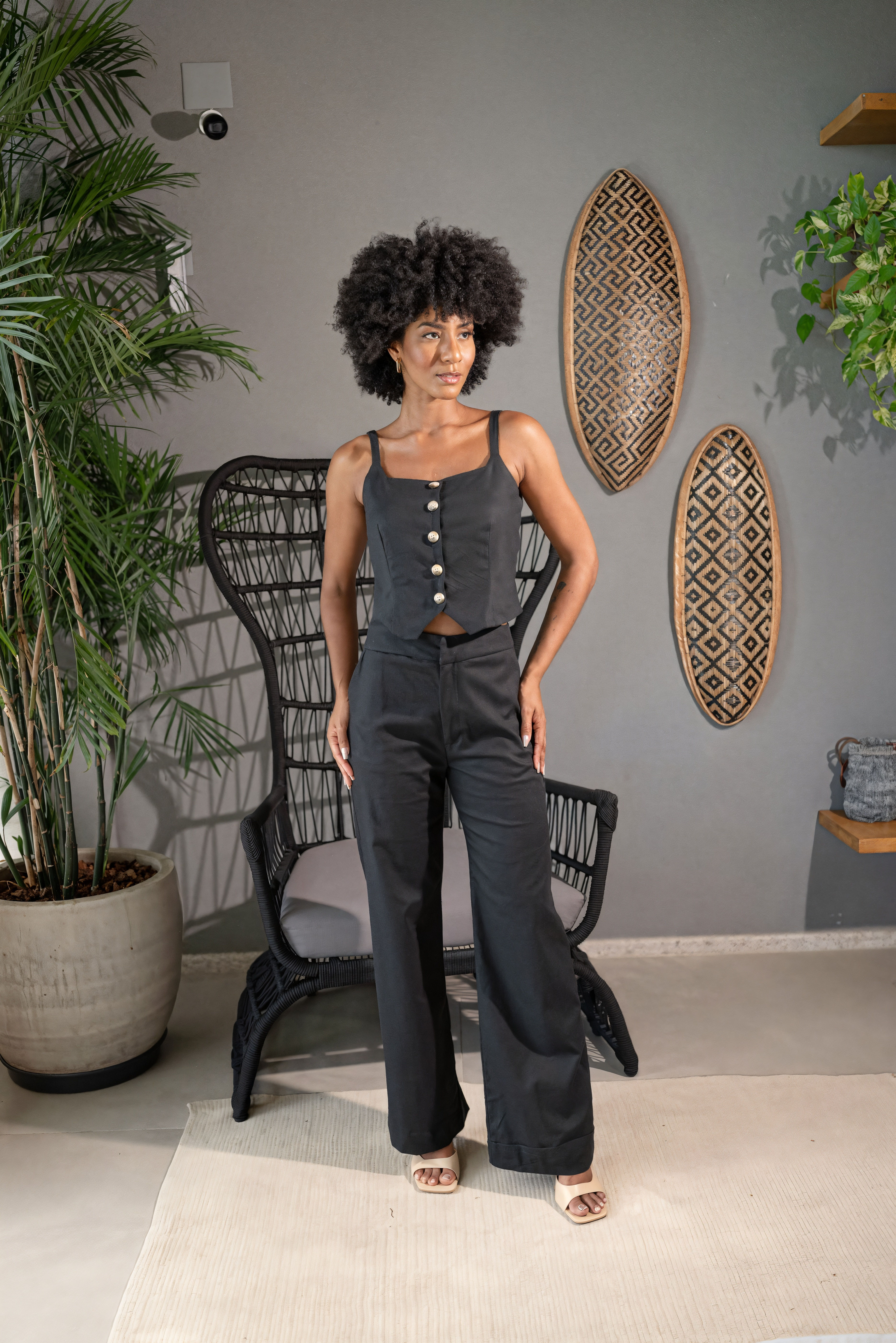 CALÇA WILDELEG COM BOLSO FAÇA