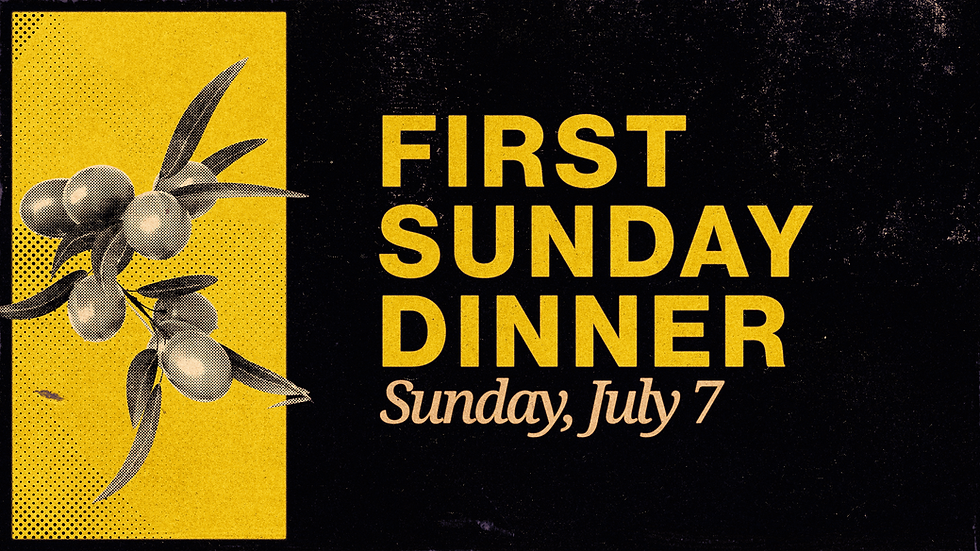 First Sunday Dinner
