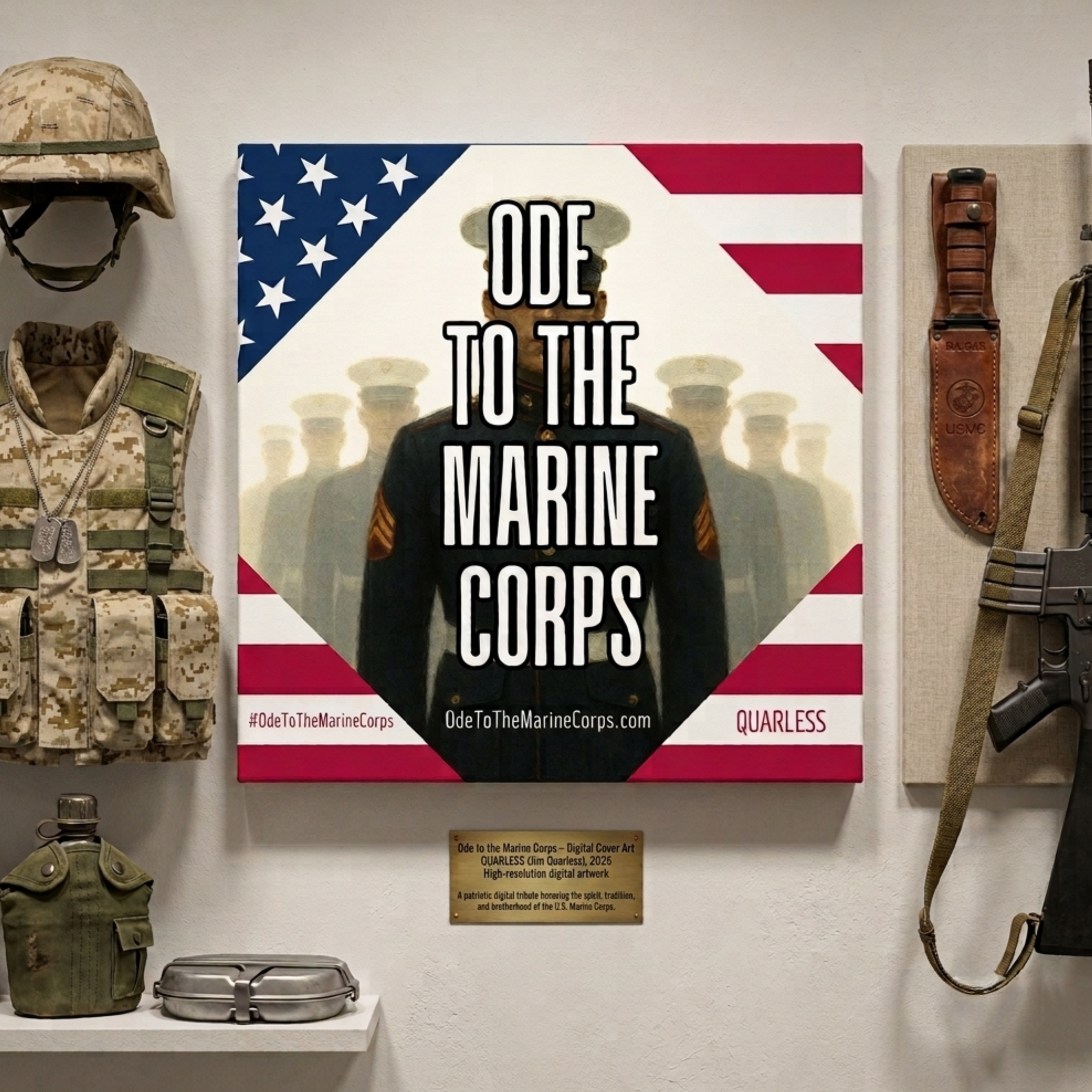 Ode to the Marine Corps - Original Album Cover Art (4500 x 5400px)
(註:本專輯英文原名意為「陸戰隊頌 / 獻給海軍陸戰隊的讚歌」,官方網站統一維持原英文品名呈現)