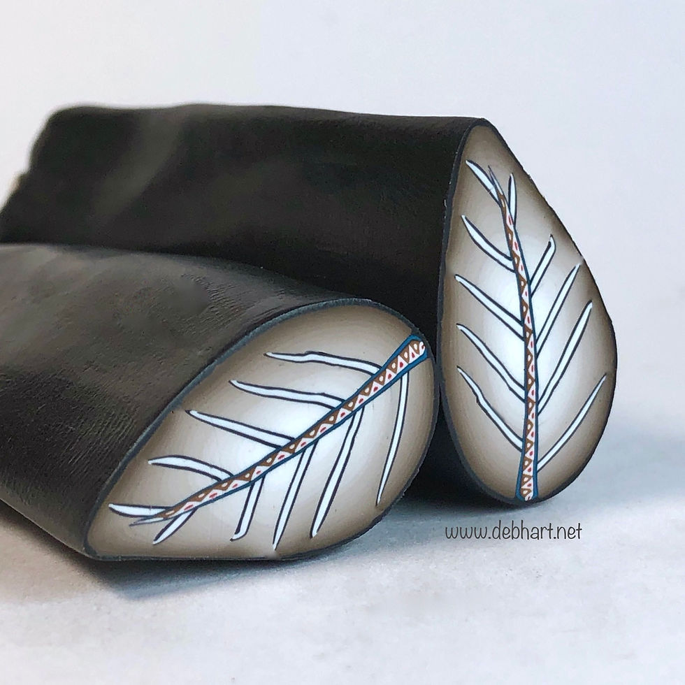 Thumbnail: Brown/Light Tan Leaf Cane