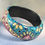 Thumbnail: Turquoise/Sodalite ZigZag Bangle