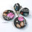 Thumbnail: Paisley Slab Earrings - Small Round