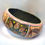 Thumbnail: Amber/Black Marble Gecko Block Bangle