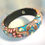 Thumbnail: Amber/Turquoise Mandala Bangle
