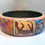 Thumbnail: Amber/Black Marble Gecko Block Bangle