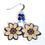 Thumbnail: Flower Power Earrings - Floral/Peach