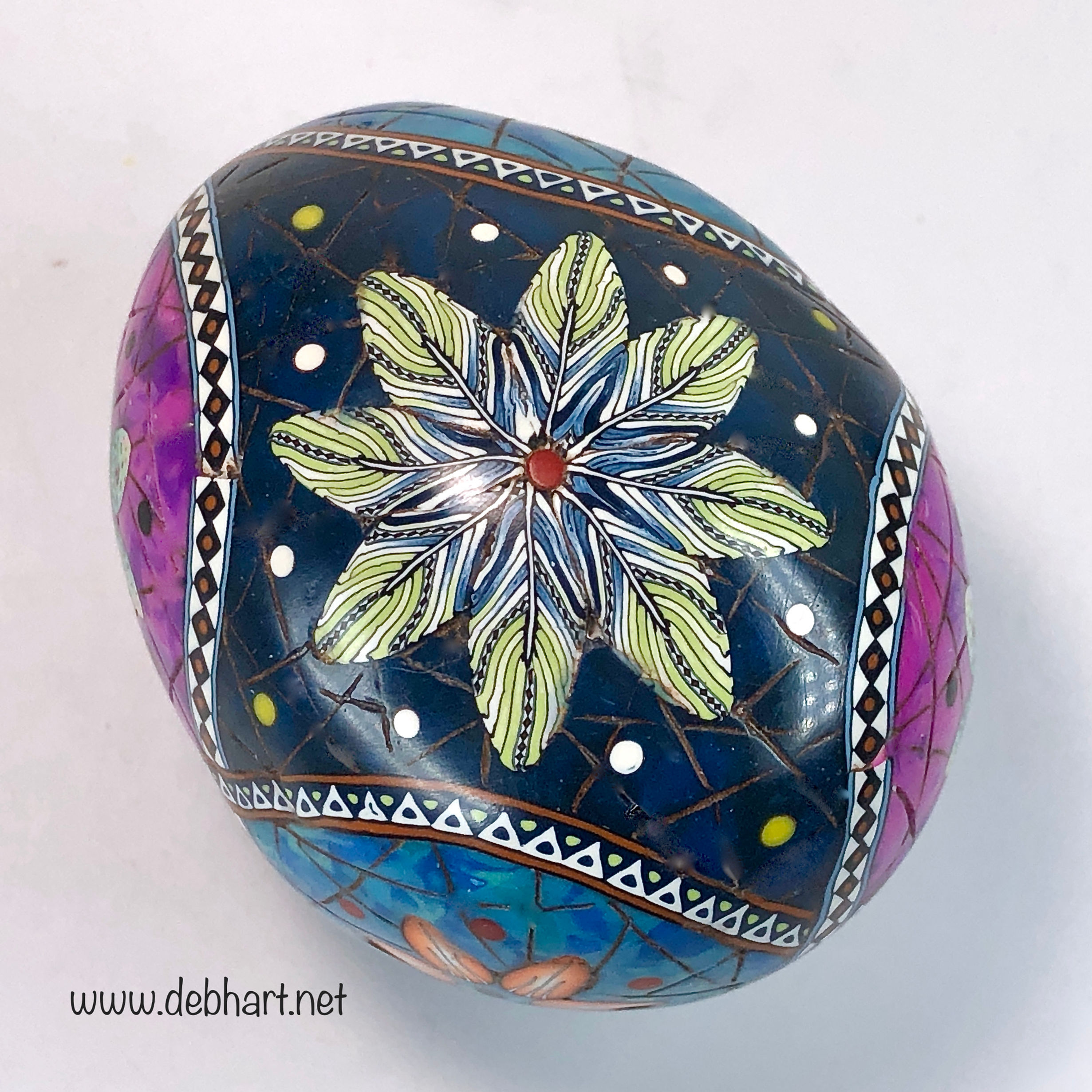 Turquoise/Lapis/Sodalite Interlocking Rings Easter Egg