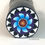 Thumbnail: Sunburst cane - turquoise/purple