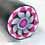 Thumbnail: Sunburst cane - Magenta/Gray