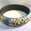 Thumbnail: Marble/Turquoise Mandala Bangle