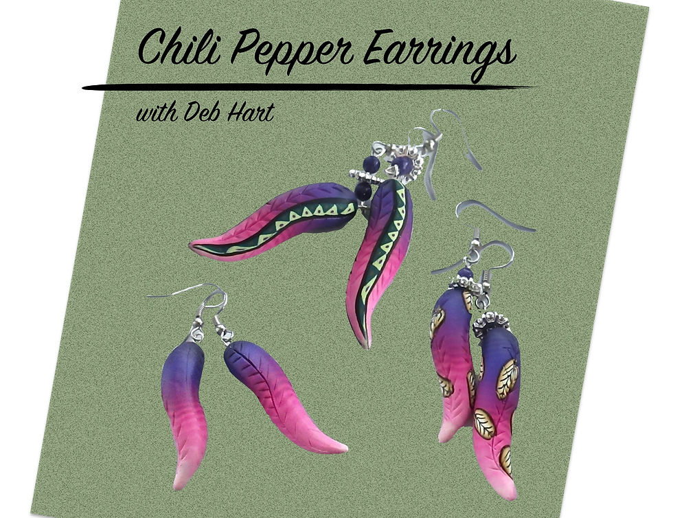 Chili Pepper Earrings Tutorial