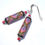 Thumbnail: Art Deco Tube Earrings - Pink/Gold/Purple style 2