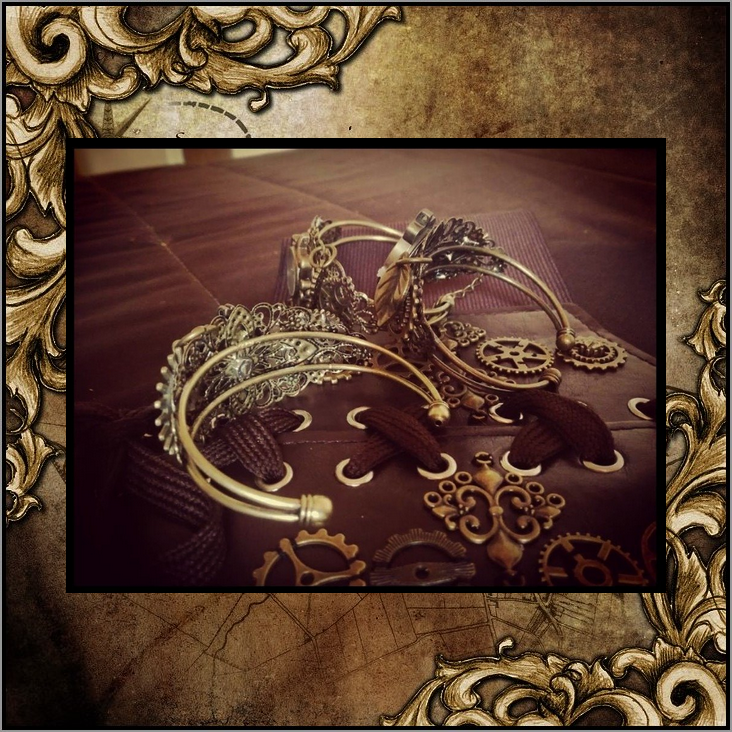 Miniature : Montre Steampunk Manchette Octopus Kraken Unique Vintage Pirate Revolver Pistole