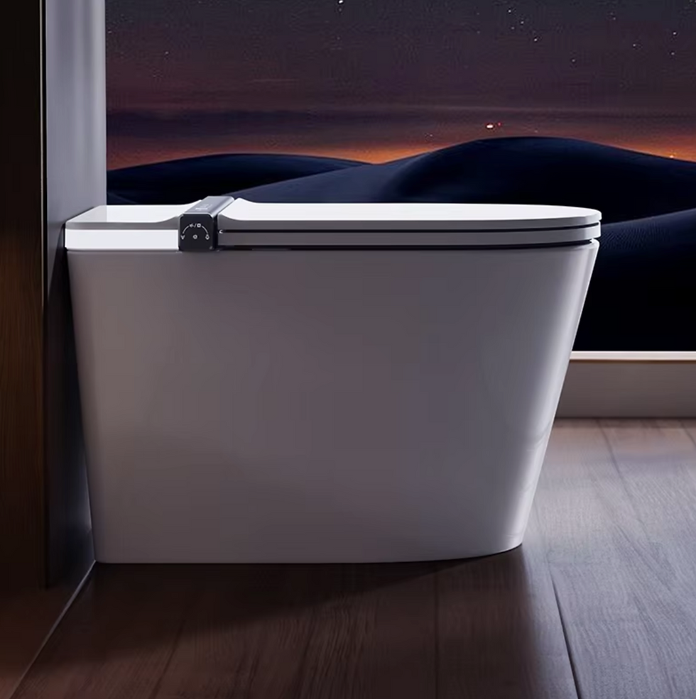 Thumbnail: S002 Auto Intelligent Smart Toilet for Bathroom Floor Mounted With Elongated....