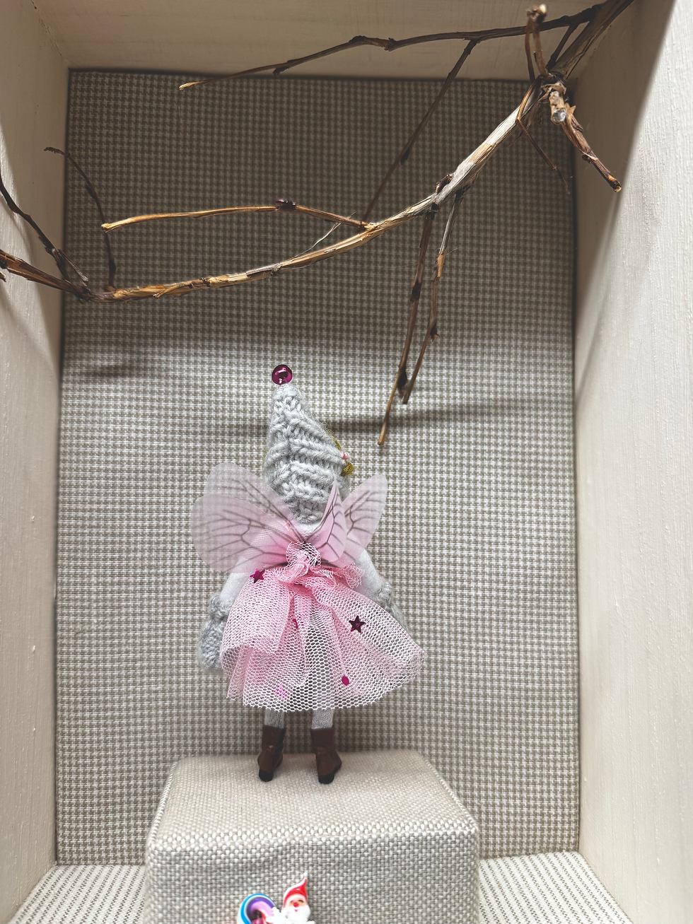 Thumbnail: Needle felted fairy mouse. 
