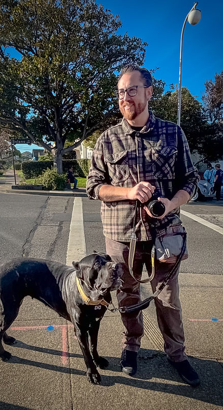 Spencer Williams and Dahlia the Cane Corso