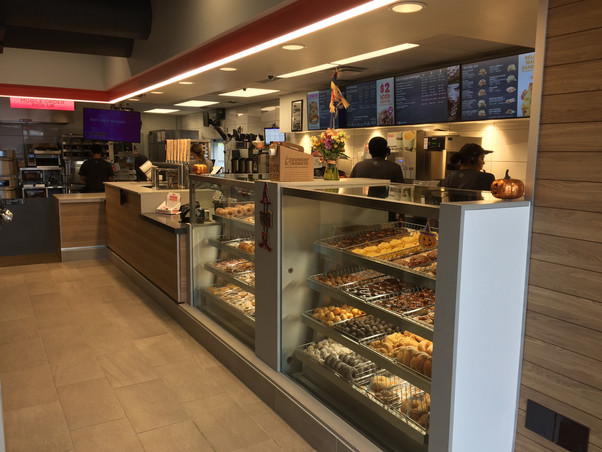 New nexgen design – interior finish-out and exterior modification for franchise food service establishment. Located on San Pedro in San Antonio, Texas