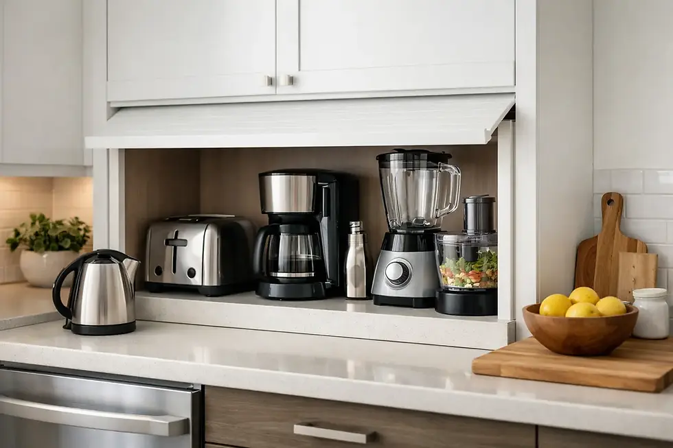 Appliance Garage Cabinet for Countertop Ideas