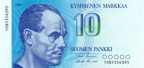 10 Markkaa – 1986 – Finlândia