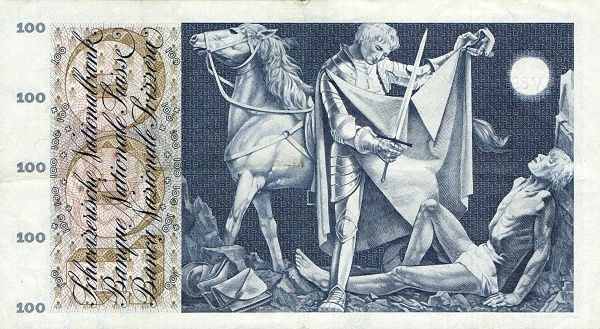 100 Franken – 1967 – Suíça