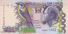 5000/10000/20000/50000 Dobras – 1996 – São Tomé e Príncipe