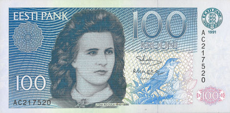 10/50/100 Krooni – 1991 & 94 – Estônia