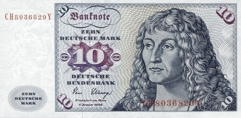 5 e 10 Deutsche Mark – 1980 – República Federal da Alemanha