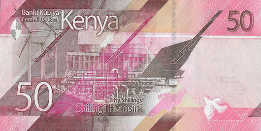 50 Shilingi – 2019 – Quênia