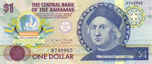 1 Dollar – 1992 – Bahamas