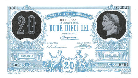 20 Lei – 1881/2021 – Romênia