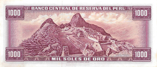 1000 Soles de Oro – 1969 – Peru