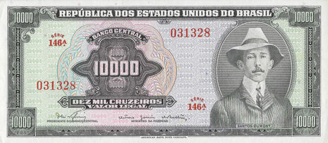 10.000 Cruzeiros – 1966 – Brasil 