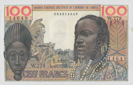 100 Francs – 1959 – Estados da África Ocidental