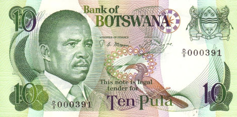 10 Pula – 1982 – Botsuana