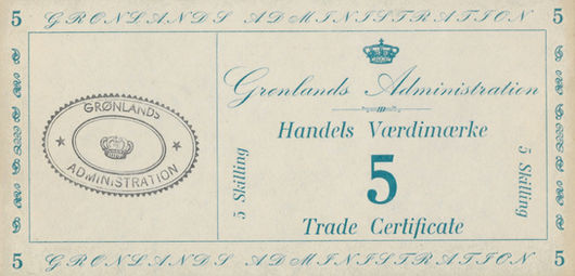 5 Skillings – 1942 – Groelândia