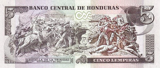 5 Lempiras – 1978 – Honduras