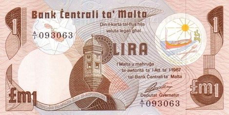 1 Lira/Pound– 1979 – Malta